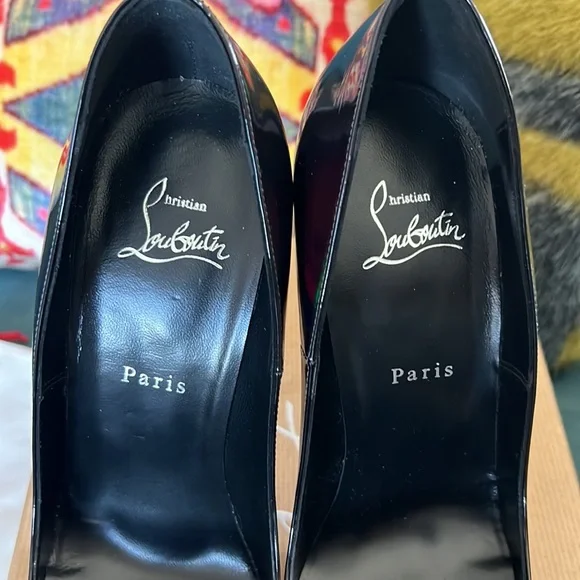 Christian Louboutin So Kate 120 pumps - Patent leather, Psychic Black, size 40.5 - Picture 8 of 9